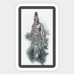 Spartan Hoplite Sticker